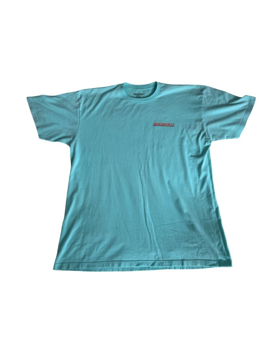 Margaritaville Key West Postcards T Shirt Men's XL Blue Graphic Short Sleeve Tee
